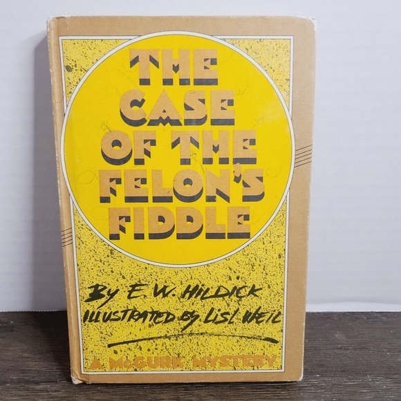 Vintage 80s The Case of the Felon's Fiddle by E.W. Hildick Book - Picture 1 of 13